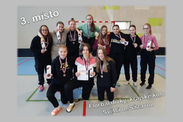 Cesta florbalistek za krajským bronzem