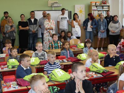 První školní den v 1. ročnících