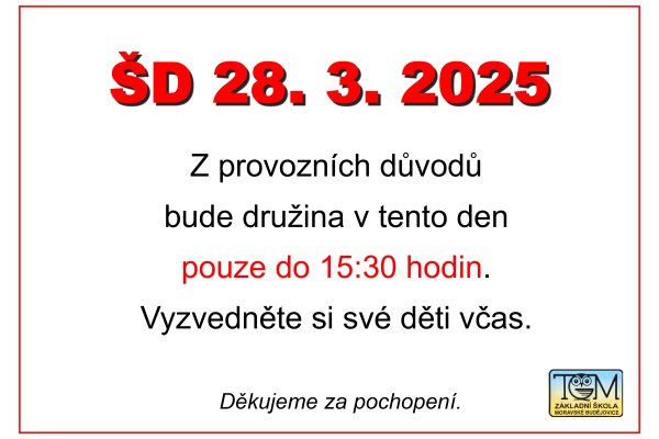 ŠD - omezení provozu