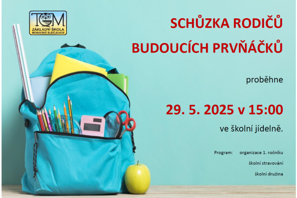 Schůzka rodičů budoucích prvňáčků